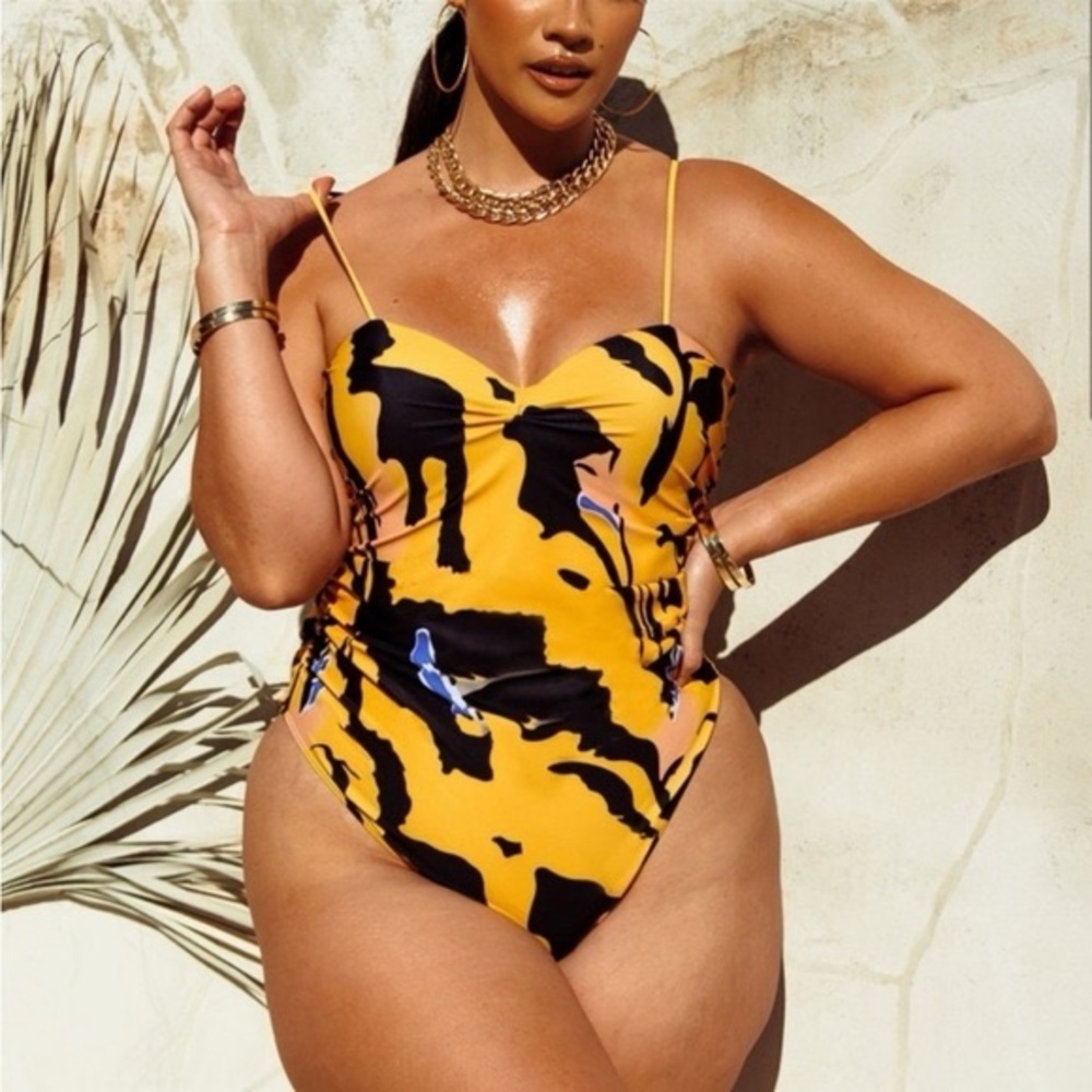 Never worn Micah One Piece - Yellow Multi